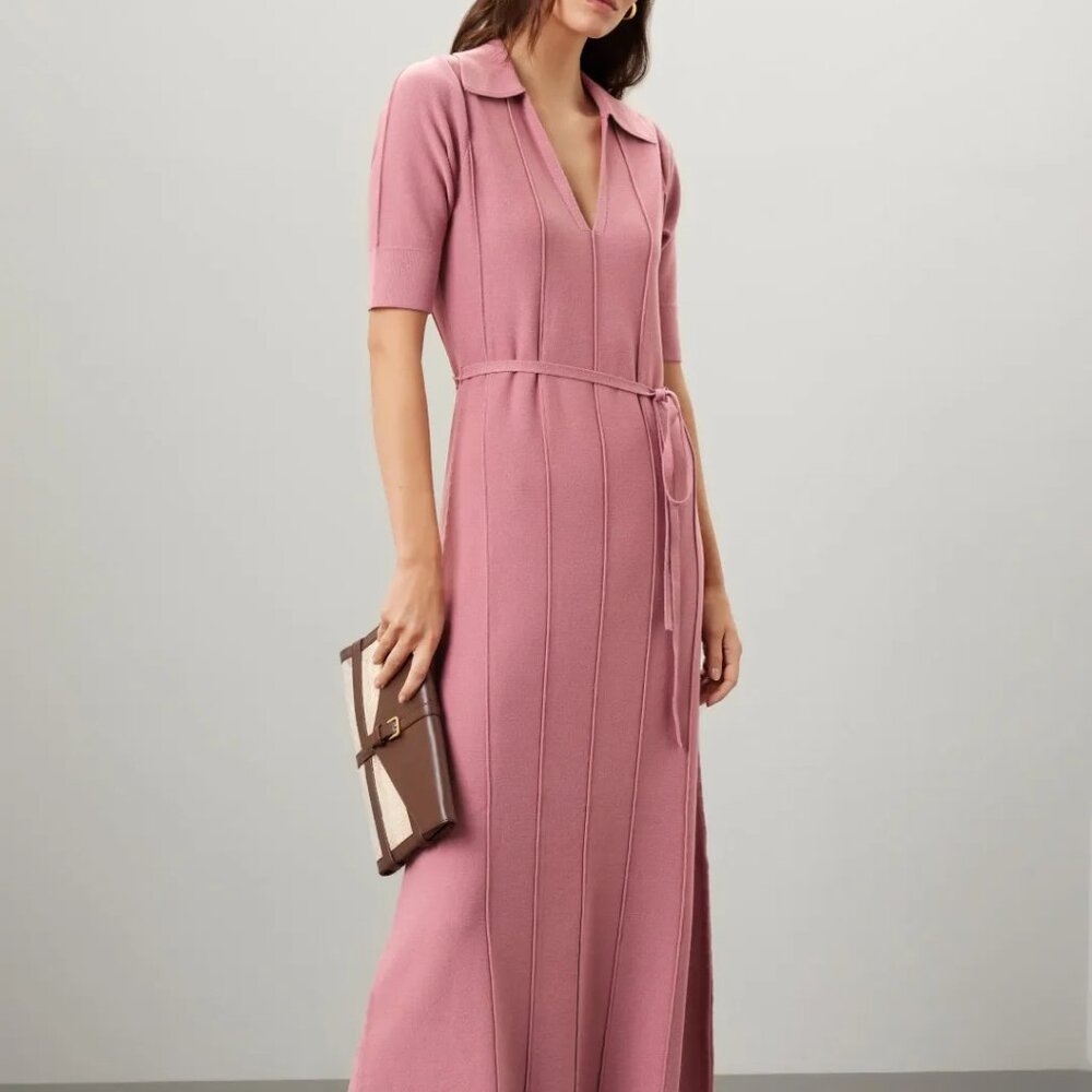 Adam Lippes Knit Collar Dress